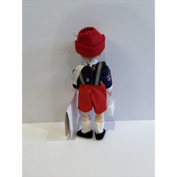 1988 Madame Alexander “Hansel” 8” Doll W/ Square White Lunchbox & Orig Box #453 - Picture 7 of 9